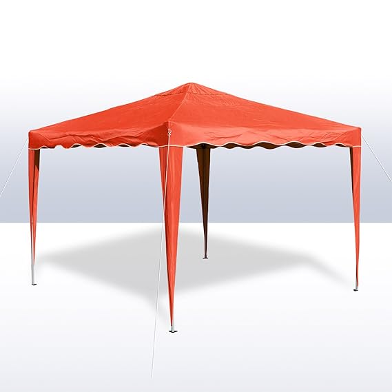 DEMA Alu/Metall Faltpavillon 3x3 Meter Terracotta