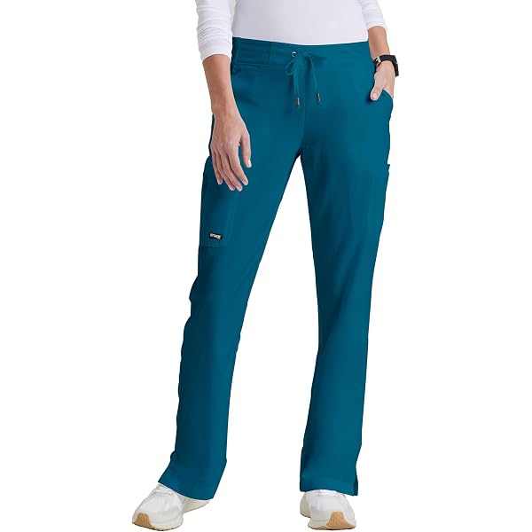 Pantaloni Donna Grey's Anatomy Active 4275 - Modello A Zampa, Con Coullisse E Logo, Tessuto ArcLux - 2