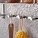 KES Bathroom Shelf, Shower Shelf for Small Bathroom (14 Inch Rectangular Polished Stainless Steel) with Towel Hook Hanger Wall Mount, A2128