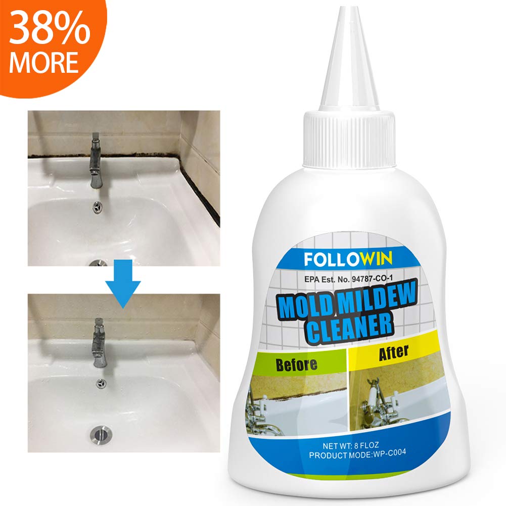 FOLLOWIN Mold and Mildew Stain Remover Gel Household Professional Instant Home Cleaner for Tiles