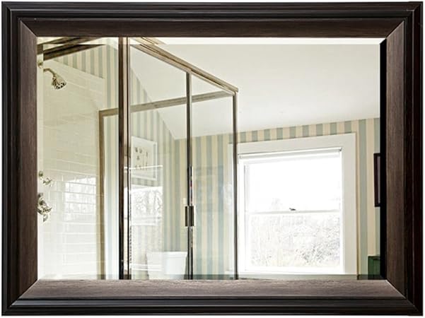 Quadratischer Badezimmerspiegel, hängender Spiegel der nordischen Retro