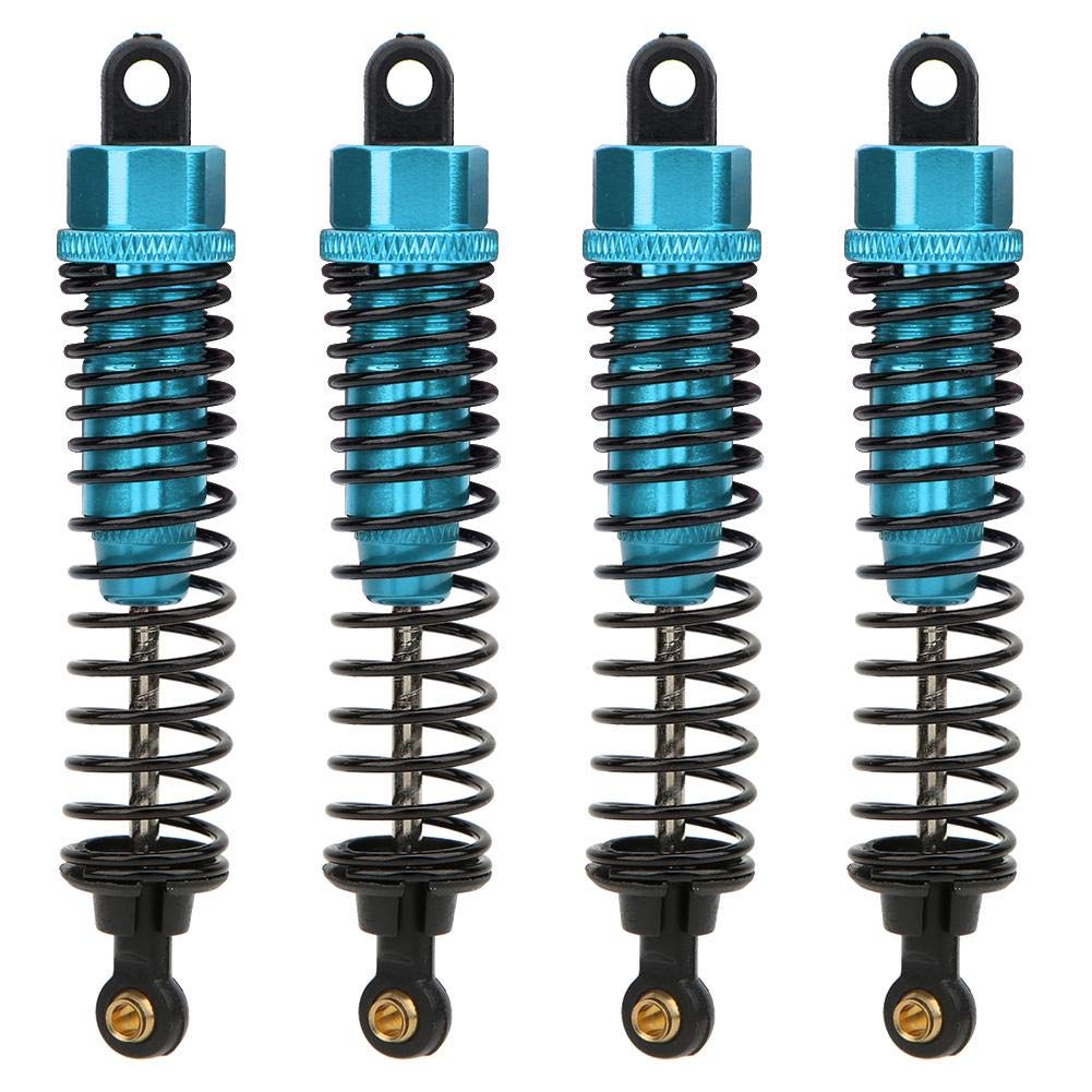 RC Shock Dampers, High-Performance Metal CNC Hydraulic Dampers, 4-Pack for RC Car Suspension System, Precision-Machined, Durable & Adjustable for 1/10 Scale Models, Racing & Tuning