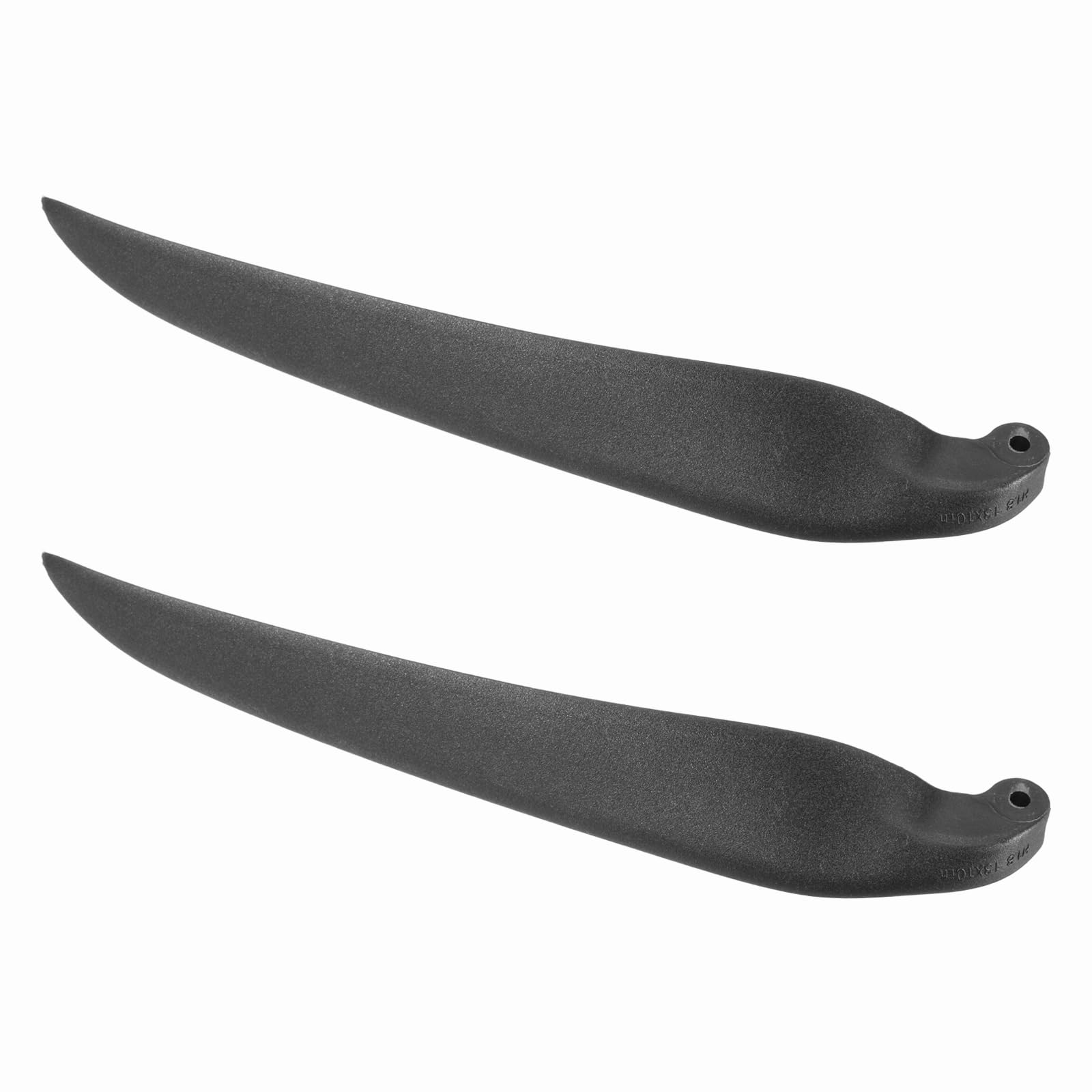 sourcing map RC Glider Propeller Replacement Prop Blades, 13x10 Inch RC Folding Propeller Nylon Blades Parts for Spinner D28-D48mm Glider Airplane Prop Replacement(Black, 1 Pair)