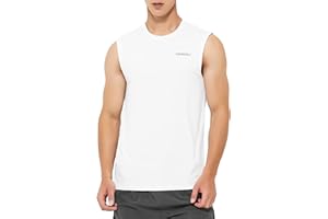 DEMOZU Men's Sleeveless Workout Swim Shirt Running Gym Athletic Muscle Tank Top Big and Tall