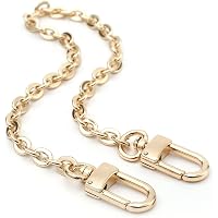 2Pcs Cute Bag Chain Straps – 8 Inch Decorative Extender With Swivel Clasps, Gold & Pink, For Handbag & Purse Handles