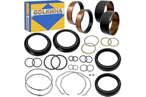 GOLKNHA Fork Bushing Dust Oil Seal Rebuild OEM#7386010 For Honda CR250R CR125R; For Kawasak KX500 KX125 KX250; YZ125 YZ400F YZ426F YZ250 YZ450F WR250F WR250R WR250R WR400F WR426F WR450F 1996-2019