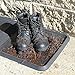 Milliard Large Rubber Boot Tray or Mudroom Doormat, 32x16; Rubber is Durable, Flexible for Easy Cleaning and Gives a Strong Grip to Stay in Place
