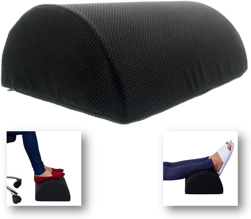 Siava Foot Rest/Foot Cushion/Foot Pad with Anti-Slip Coating, Ergonomic, for Office and Home