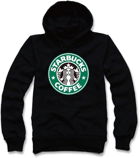 Amazon Starbucks T 03 スターバックスtシャツ フード付 長袖 M Black Tシャツ カットソー 通販