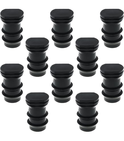 12pcs 16mm Drip Irrigation Tape End Caps Garden Soft Water Pipe Tube Lock Ring Plug Fittings NNW Brand Durable PP Material Joint