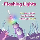 Brush-Baby Rechargeable Electric Toothbrush Kids 0-10 Hippo Design 2 Heads view 9