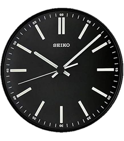 Amazon.com: SEIKO QXA802LLH Heritage Design Non Ticking Wall Clock