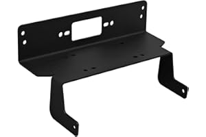 SuperATV Winch Mounting Plate for 2016+ Polaris Ranger 570 Full-Size/Crew | UV-Resistant Powder Coating | Polaris Winch Plate Compatible with Many OEM and Aftermarket Winches