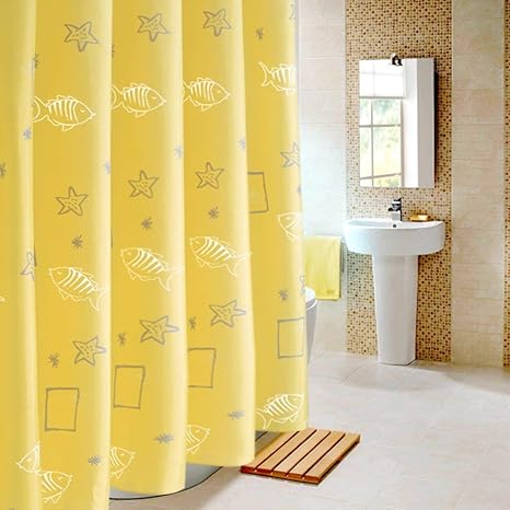 Giow Shower Curtain Waterproof Lining Proof Mildew Polyester