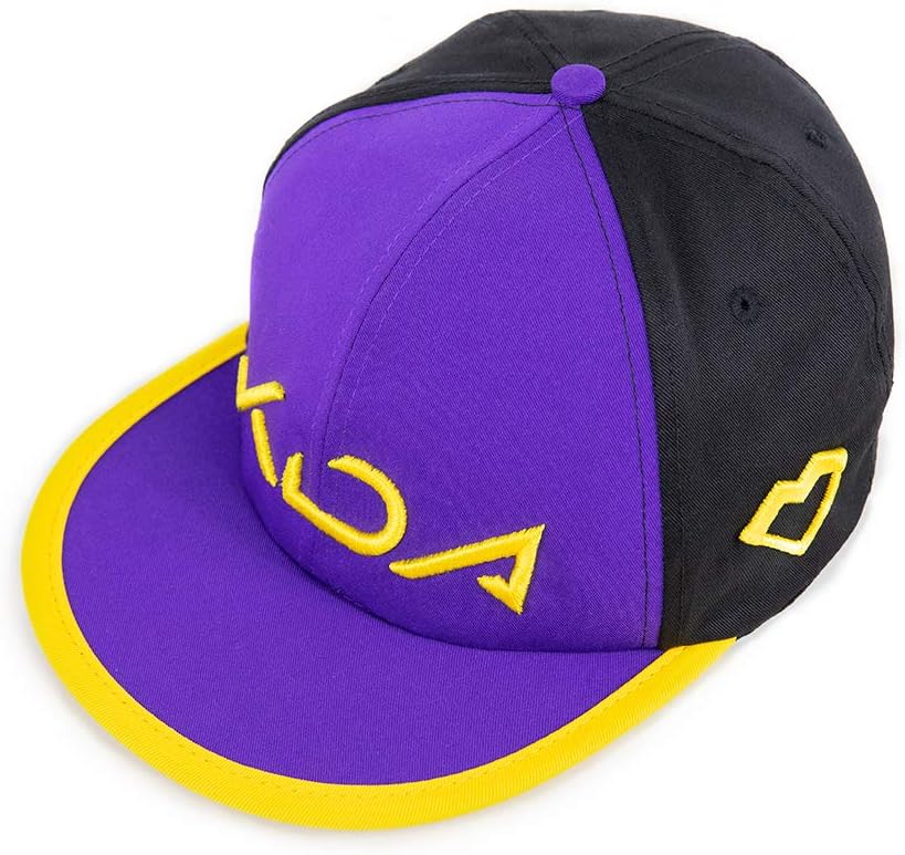 DAZCOSAnime Cosplay Baseball Caps for Women Adjustable Purple Black Sun Hat Daily Wear