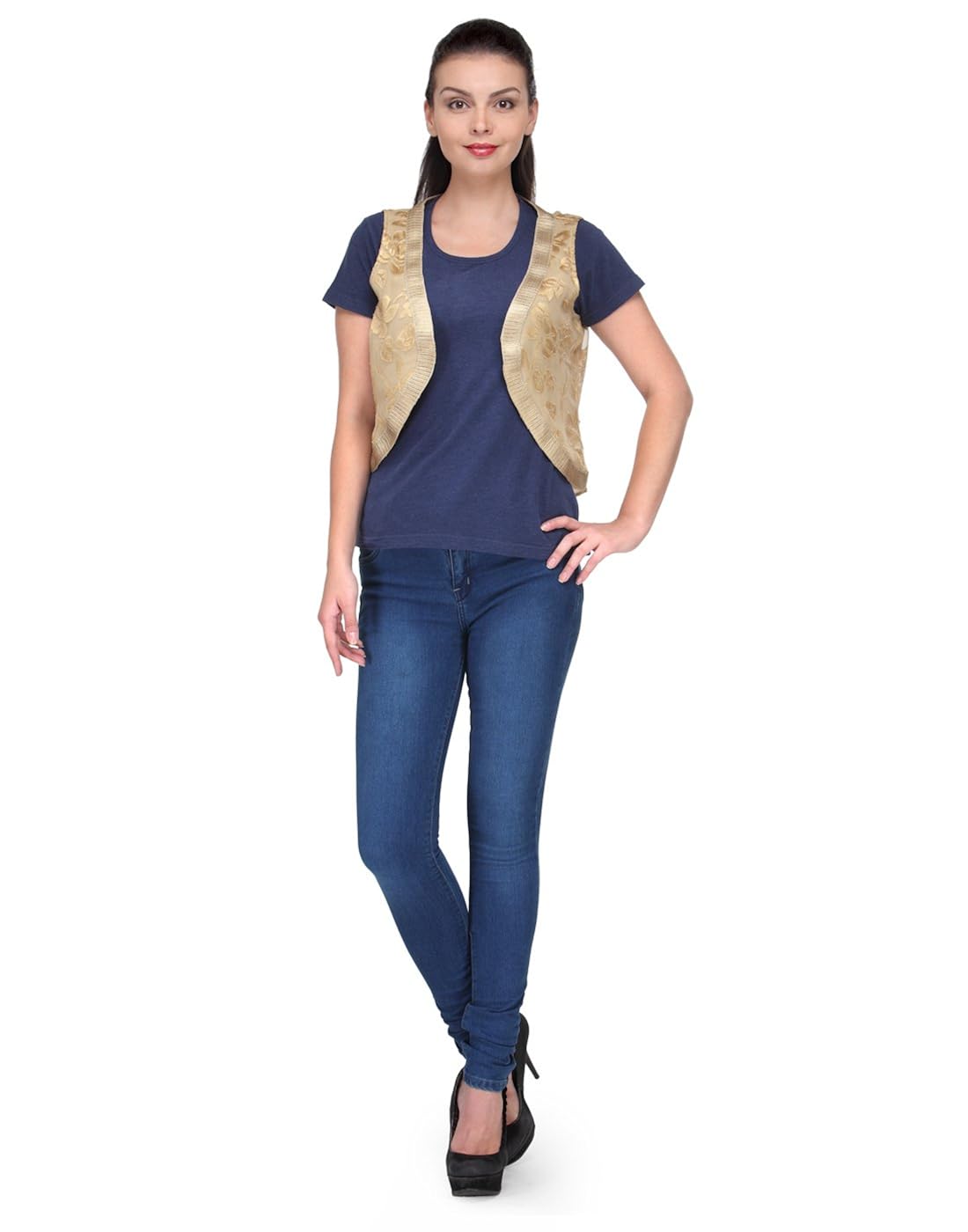 natty india gold brasso printed koti