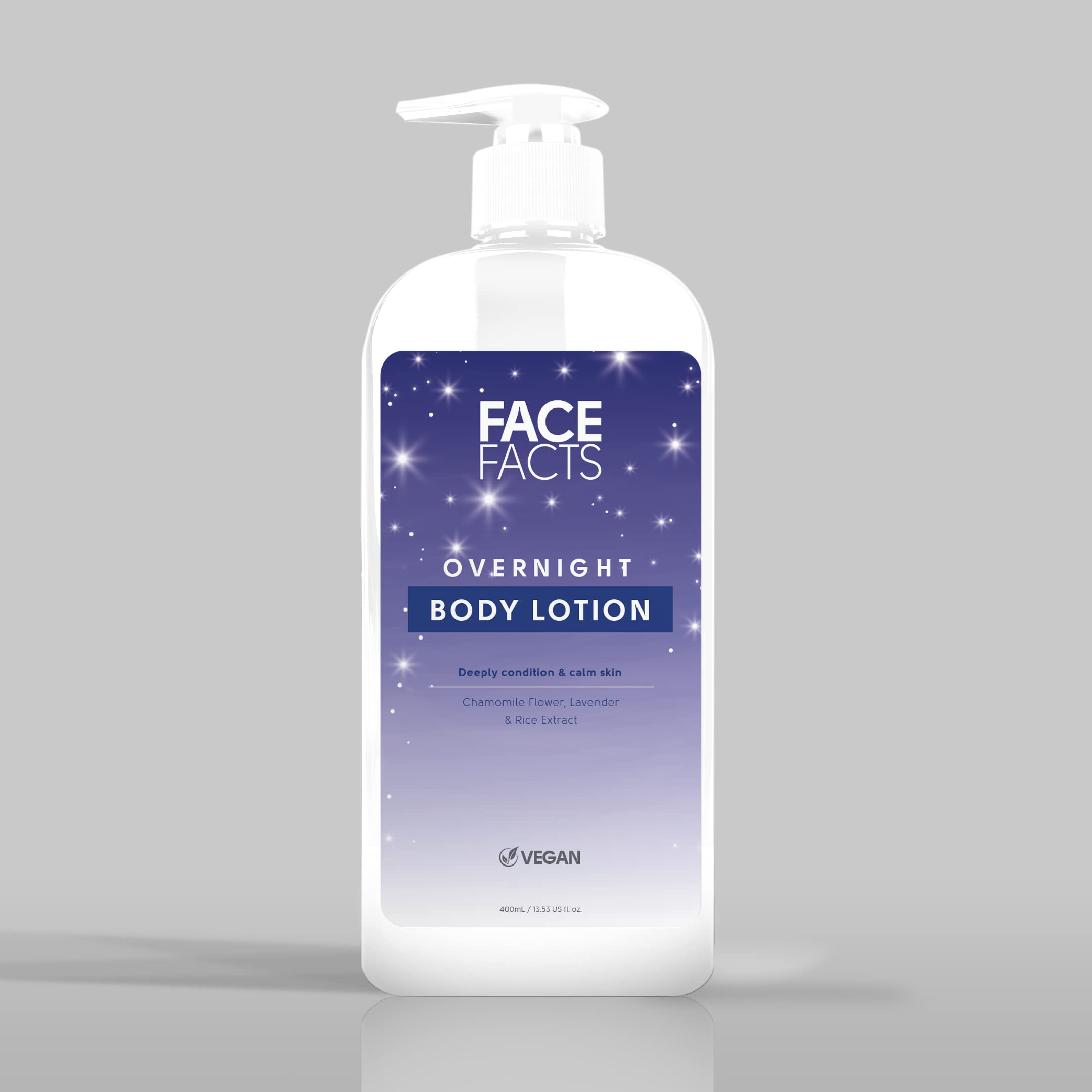 Face Facts Overnight Body Lotion | Condition + Calm | 400ml