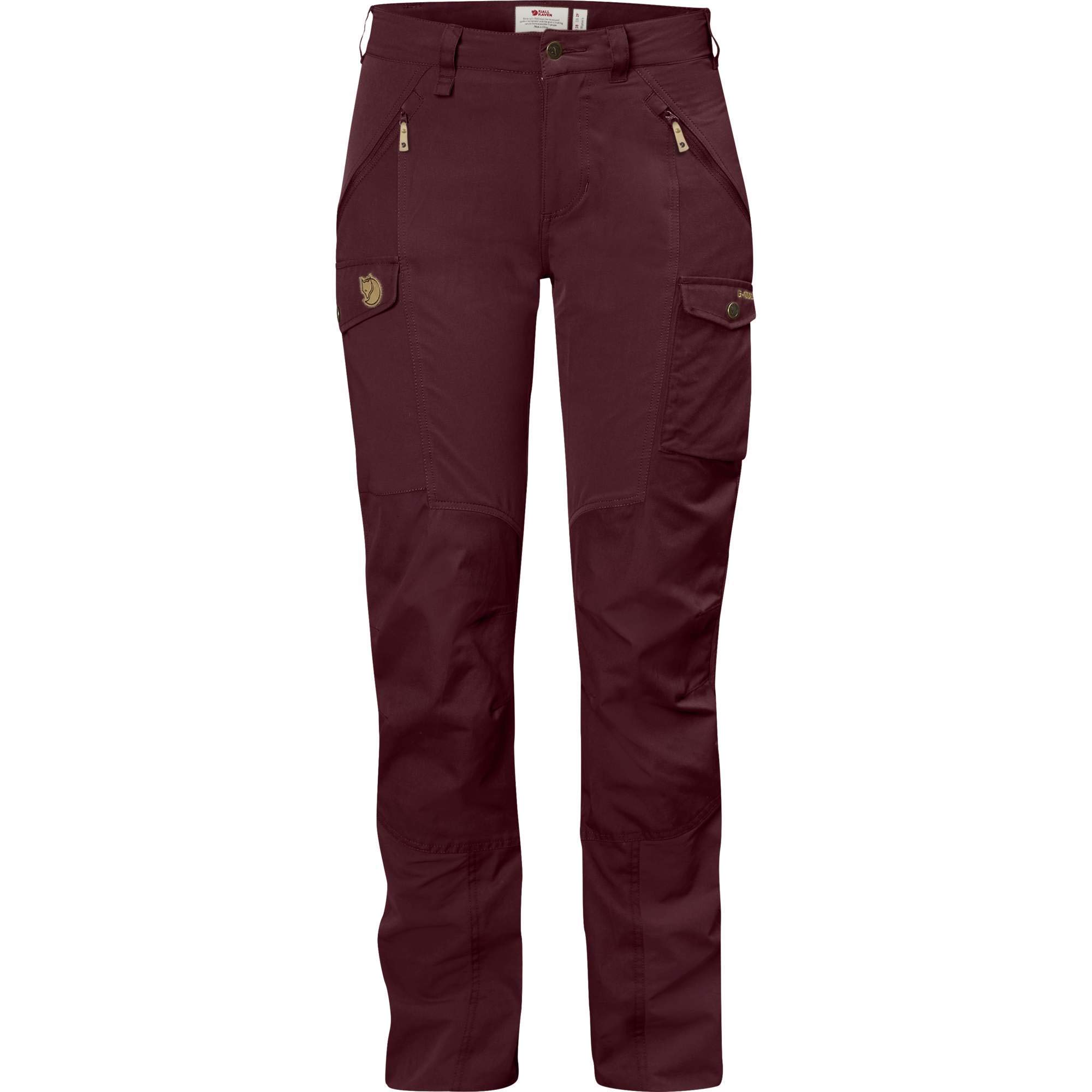 Fjallraven Nikka Trousers Curved W Sport - Red, 44