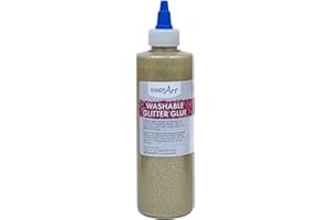 Handy Art Washable Glitter Glue 4 ounce, Gold
