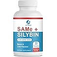 Same and Silybin for Dogs - S-Adenosyl-L-Methionine, Same for Dogs, Liver Supplements for Dogs, Hepatic Supplement for Liver & Brain, Dog Liver Support (Same+Silybin), All Dogs (Under 120 lbs)