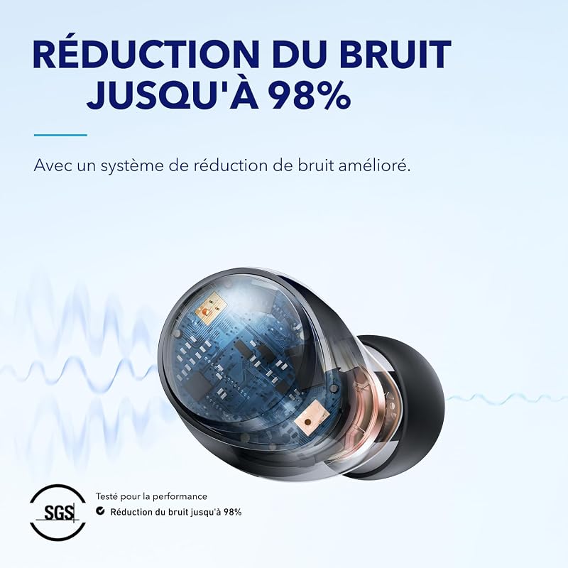 par Anker Space A40 Écouteurs Bluetooth sans Fil