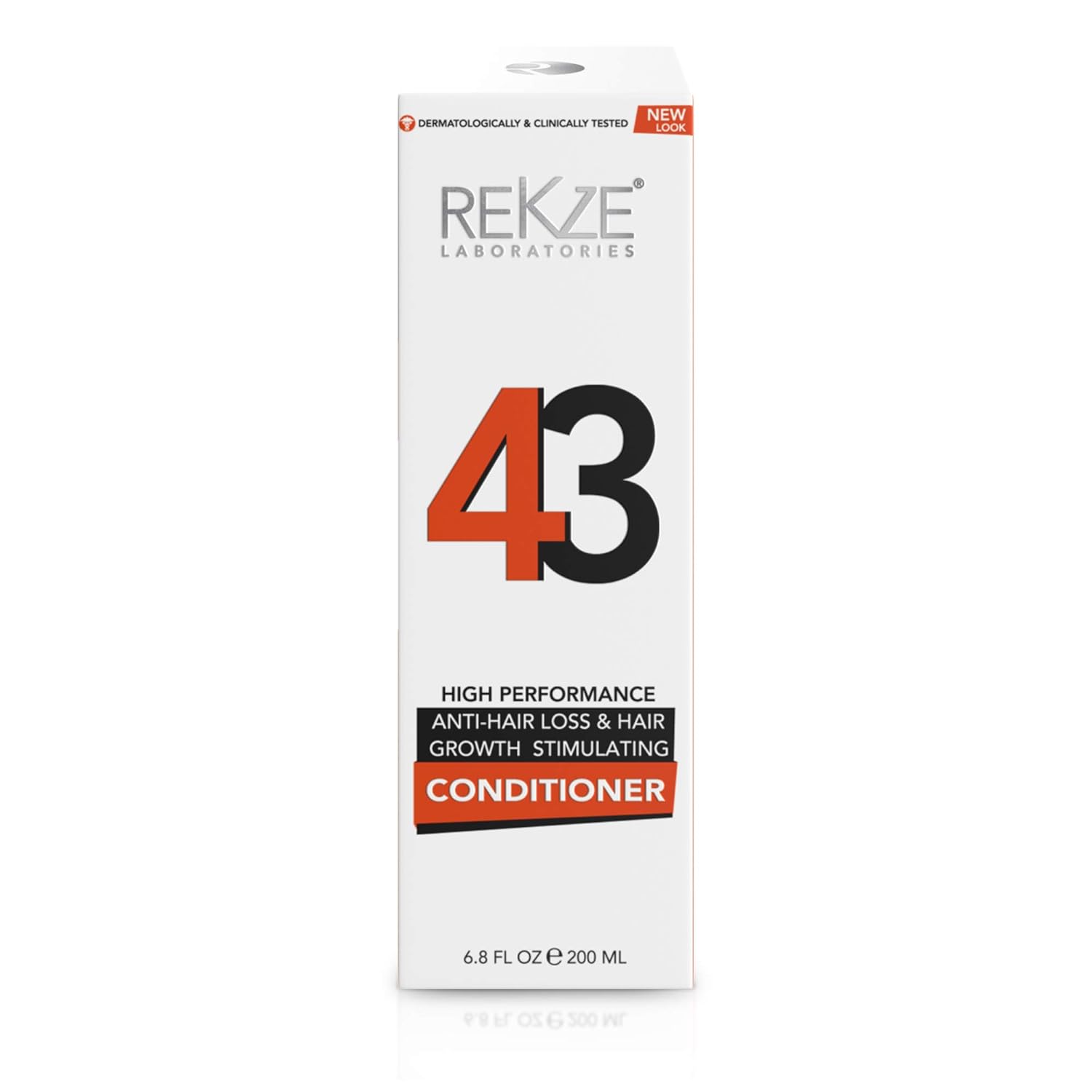 REKZE 43 Conditioner Clinically Proven Hair Growth Stimulating & Anti-Hair Loss For Men & Women, DHT Blocker For Thinning, Thickening & Damaged, All Hair Types, Color Treated: Beauty