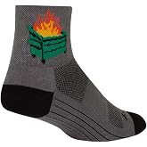 SockGuy 2020 Sock, 3 in, 1 Pc, L-XL, Grey | SockGuy Classic Cycling Socks - Breathable Synthetic, Blister-Resistant, 3" Cuff