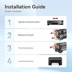 137 Toner Cartridge Black 2-Pack Replacement for