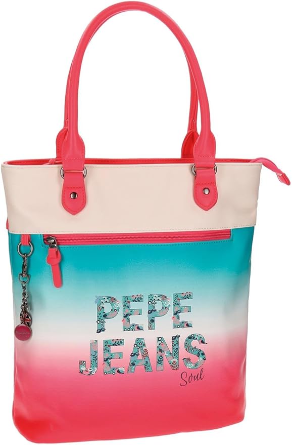 Pepe Jeans Nicole Bolso Bandolera, 37 cm, 14.67 litros, Multicolor Amazon.es Equipaje