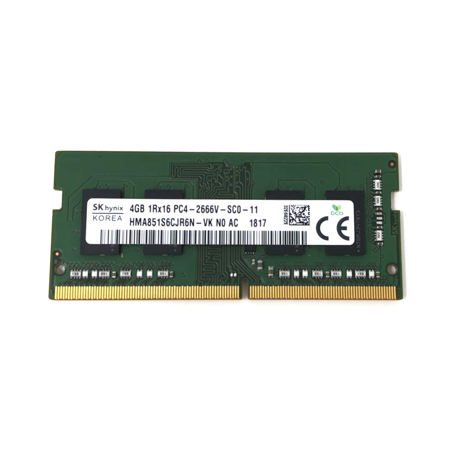Hynix SK HMA851S6DJR6N-VK - 4GB DDR4 2666MHz Non-ECC SODIMM RAM