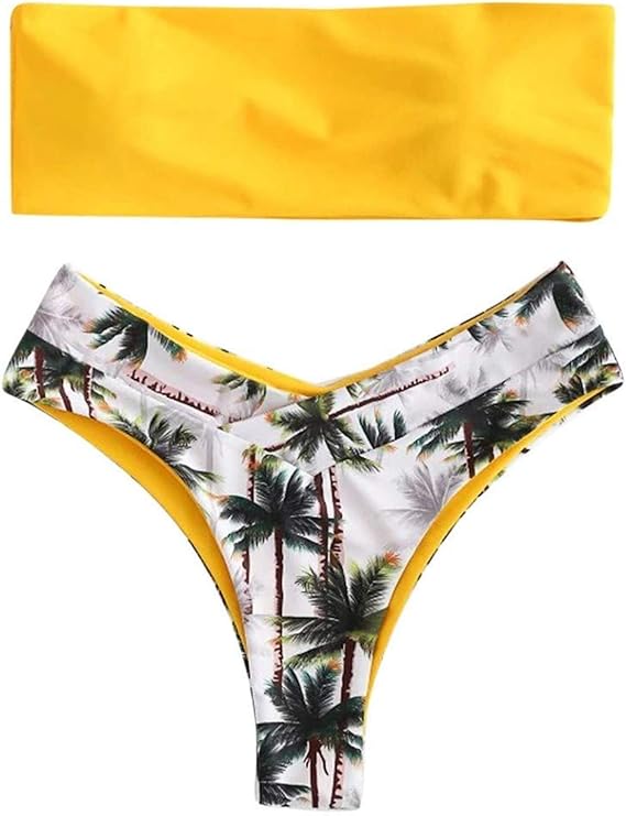 Traje de baño de Dos Piezas para Mujer - Hawaiano - Bikini para niña