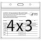 CDC Vaccination Card Protector 4 X 3 Inches Immunization Record Vaccine Cards Cover Holder Clear Vinyl Plastic Sleeve…