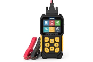 AUTOOL Car Battery Tester 24V 12V Load Tester,Digital Auto Battery Analyzer,30-2000 CCA Automotive Alternator Charging Cranking System Scanner for Motorcycle Car Truck Boat RV Marine ATV SUV Boat Yacht