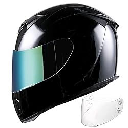 1STorm Motorcycle Full Face Helmet Skull King