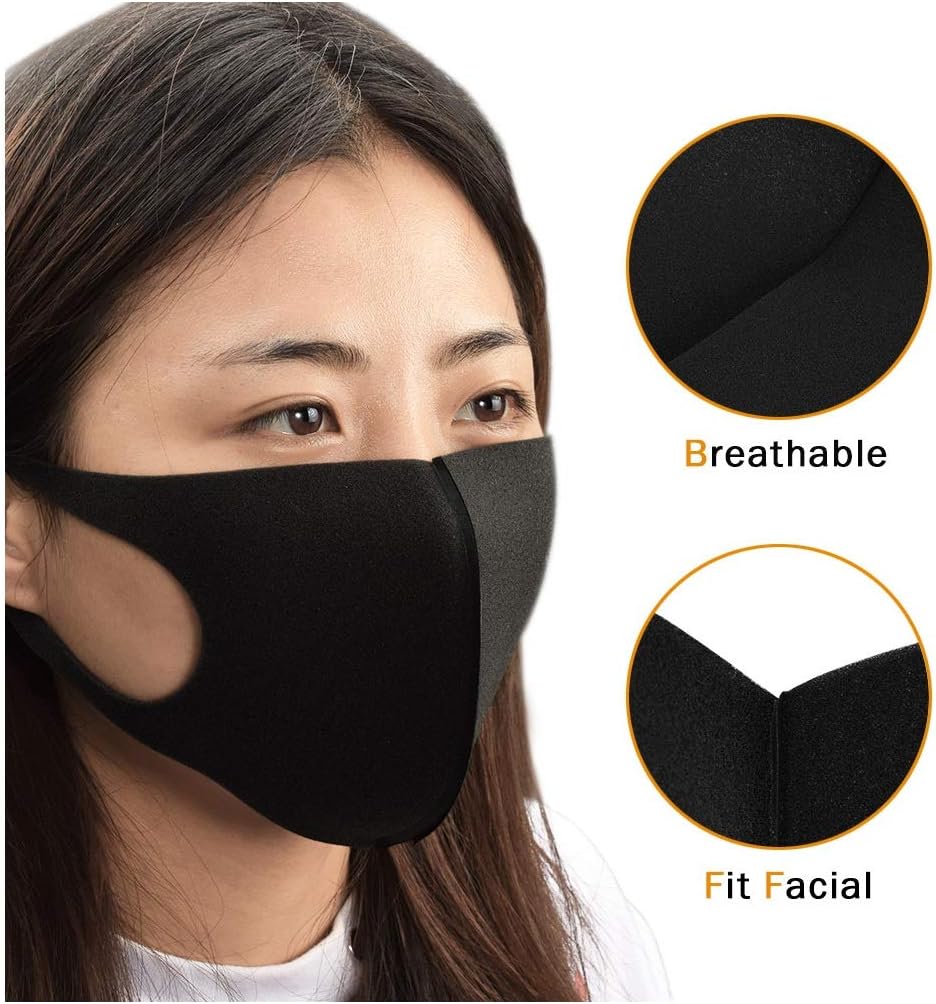 Health Cycling Anti-Dust Cotton Mouth Face Mask Respirator for Teens Men Women - Washable and Reusable