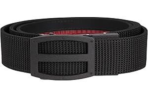 Nexbelt Titan Ratchet EDC Tactical Gun Belt – 1.5" Micro-Adjustable Strap, Quick-Release, Fits Up to 50" Waist, IWB/OWB