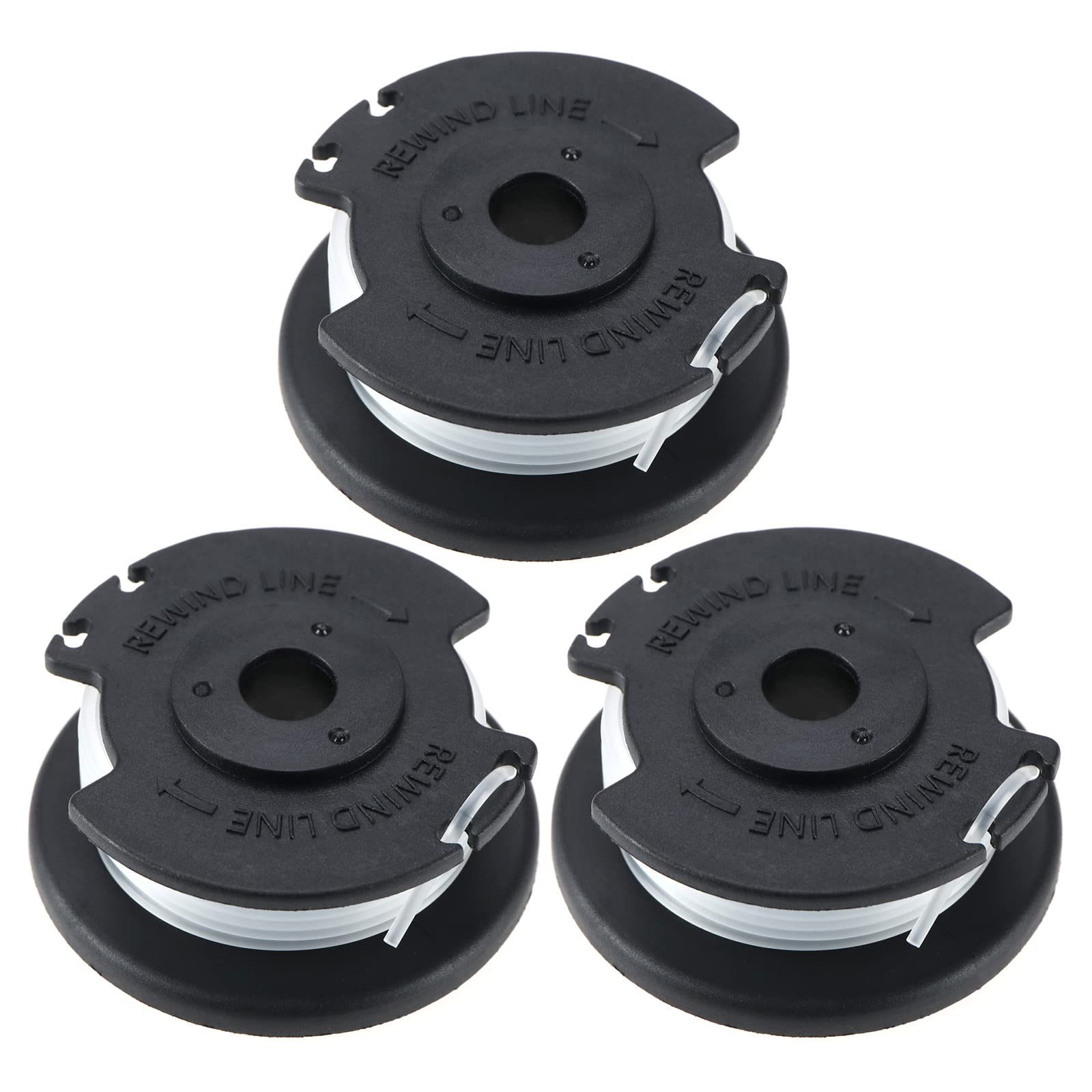 The Lord of the Tools 3PCS Spool Line Compatible with Einhell GE-CT 18/28 Li & GE-CT 18/28 Li TC Lawn Mower Replacement Parts 4.9m Length 1.6mm Diameter