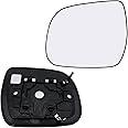 Rugged TUFF Driver Side Mirror Glass Assembly With Plastic Backing Plate (Non-Heated) Compatible with 2010-2013 Toyota Highlander, 2012-2015 Toyota Tacoma