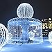 Ucharge 600 LED Curtain Icicle Lights with 8 Modes, Curtain String Fairy Wedding Led Lights for Wedding, Party, Home,Wall, Bathroom, Holiday Decorative Lights.(White)