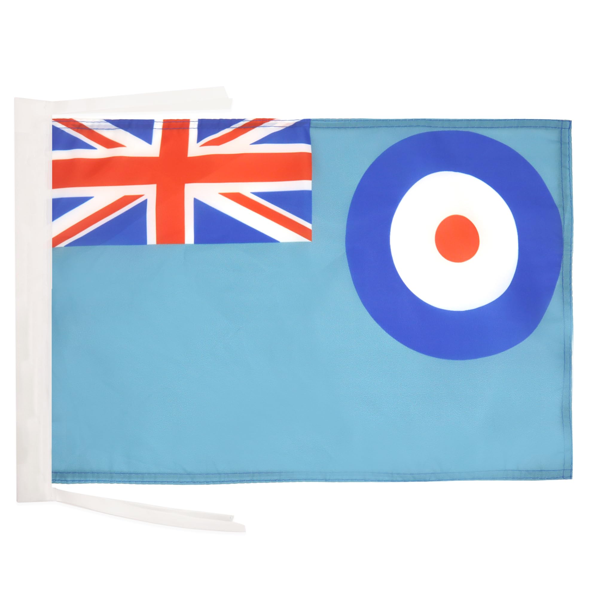 AZ FLAG - RAF Ensign Flag - 18'' x 12'' - 100% Polyester Royal Air Force - British Armed Forces Small Banner with Two Cords - Fade Resistant - Vivid Colors - 18x12 in - 45x30 Cm