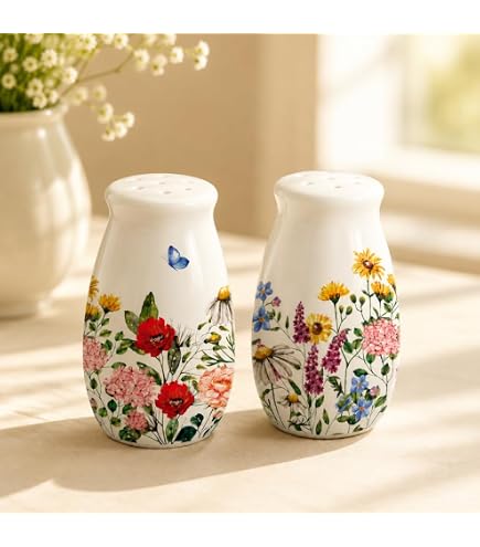 Amazon.com | Lenox Butterfly Meadow Salt and Pepper Shaker Set