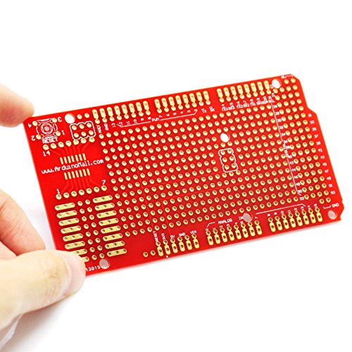 Gikfun Prototype Shield DIY Kit For Arduino UNO R3 - 2 Sets With Gold Plated Finish