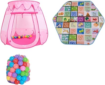 3 5 8 Ans Enfants Tente Interieure Salle De Jeux Bebe Princesse Chambre Enfants Jouets Bebe Exterieur Piscine A Balles Marine Pliage Couleur Pink B Amazon Fr Sports Et Loisirs