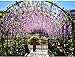 Veryhome 6pcs Artificial Silk Wisteria Vine Rattan Garland Fake Wisteria Hanging Flowers Purple Wedding Party Home Garden Outdoor Ceremony Floral Decor,3.18 Feet (Purpule-2)