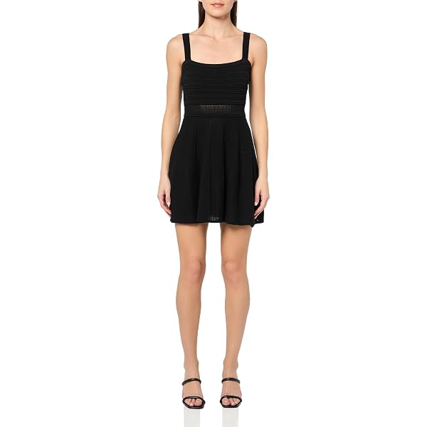 low-cut black sando dress. The Lbd Mini Dress - Black