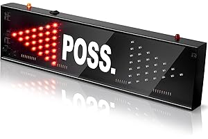 Suzile LED Basketball Possession Indicator Arrow Toggle Switch Operation for Basketball League Scrimmage Practice or Team That is Budget Conscious or Needs Several Possession Arrows (Classic Style)