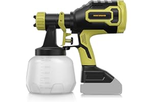 3D VO INN Brushless Cordless Paint Sprayer Compatible with Dewalt 20V Battery(Battery Not Included),1000ml/min High Flow,1200ml Container,150 Din/s Max Viscosity,Paint Sprayer for Furniture & Cabinets