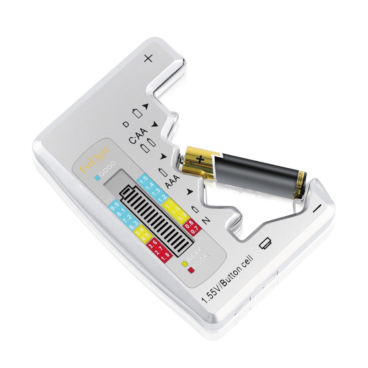 Small Portable Digital Battery Tester Universal Mini Amazon.co.uk