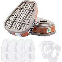 Masque Respiratoire 3M 6502QLPA1 – Demi-masque Taille M, Quick Latch, États-Unis