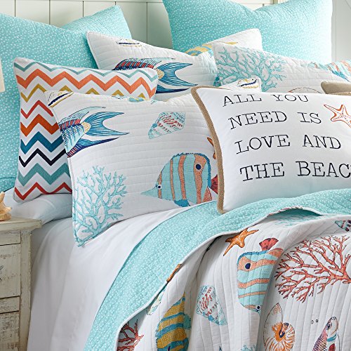 Levtex Home Barrier Reef Quilt Set King Quilt + Two King Pillow